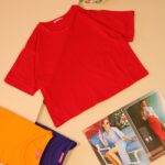 کراپ نخ پنبه خنک دخترونه ساده بوتیک پاپلی