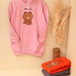 هودی کلاه دار تدی خرسی ضخیم جیب دار بوتیک پاپلی