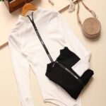 بادی فینگر دار انگشتی تمام زیپ استین بلند بوتیک پاپلی