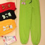 شلوار جاگر تدی عروسکی خرسی بوتیک پاپلی