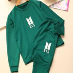 ست دورس شلوار گت دار استین بلند بی تی اس بوتیک پاپلی