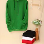 هودی کلاهدار ساده ضخیم داخل کرک جلوبسته بوتیک پاپلی