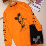 دورس ضخیم کرک دار میکی موس بوتیک پاپلی