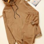 ست ساده داخل کرک ضخیم هودی شلوار کلاهدار