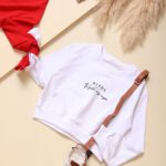 دورس کراپ نیم تنه ردی دخترونه بوتیک پاپلی