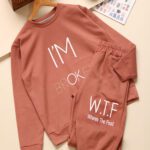 ست دورس و شلوار ای ام بروکن اوکی بوتیک پاپلی