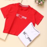 کراپ استین کوتاه هوم بوتیک پاپلی