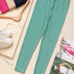 شلوار لگ ساده کبریتی بوتیک پاپلی