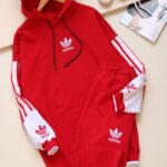 ست هودی و شلوار توکرکی ادیداس کلاهدار بوتیک پاپلی