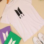 لانگ تیشرت قواره دار بی تی اس بوتیک پاپلی