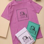 تیشرت لانگ دختر بوتیک پاپلی