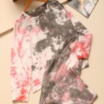 ست بلوز و شلوار بگ ابرنگی بوتیک پاپلی