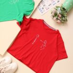 کراپ استین کوتاه ادمک مسخره بوتیک پاپلی