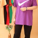 لانگ نایک قواره دار رنگ بندی بوتیک پاپلی