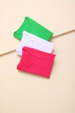 تیشرت استین کوتاه ساده بوتیک پاپلی