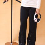 شلوار بگ نیم زیپ بوتیک پاپلی