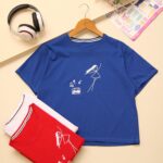 کراپ پنبه شاد دختر موزیک بوتیک پاپلی