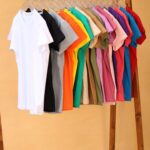 تیشرت پنبه ساده رنگ بندی بوتیک پاپلی