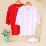 تونیک آستین گل بوتیک پاپلی