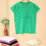 تیشرت برجسته برگ بوتیک پاپلی