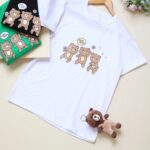 تیشرت پنبه 3 خرسی بوتیک پاپلی