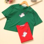 کراپ پنبه یونی کورن بوتیک پاپلی