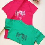 تیشرت پنبه دختر بوتیک پاپلی