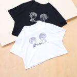 کراپ پنبه طرحدار بوتیک پاپلی