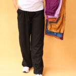 شلوار بگ لنین بوتیک پاپلی