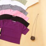 کراپ ساده 6 رنگی بوتیک پاپلی