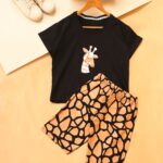 ست کراپ زرافه بوتیک پاپلی