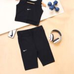 ست تاپ مشکی نایک بوتیک پاپلی