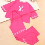 ست کراپ و شلوار بگ ال وی بوتیک پاپلی