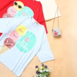 تیشرت لانگ بستنی بوتیک پاپلی