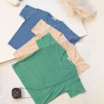 کراپ پنبه راه راه بوتیک پاپلی