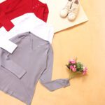 بلوز یقه دلبری بوتیک پاپلی