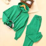 ست کراپ توکرکی شلوار بوتیک پاپلی