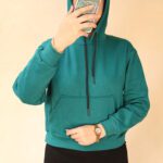 هودی کراپ ساده بوتیک پاپلی