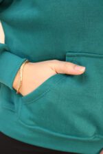 هودی کراپ ساده بوتیک پاپلی