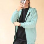 سویشرت رنگی زیپدار بوتیک پاپلی