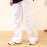 شلوار کتان کارگو بوتیک پاپلی