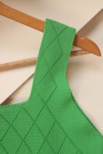 تاپ حلقه ای بافت بوتیک پاپلی