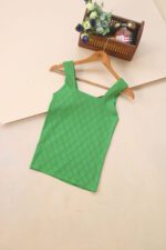 تاپ حلقه ای بافت بوتیک پاپلی