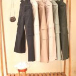 شلوار کتان کارگو بوتیک پاپلی