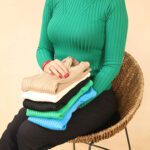 بافت استین بلند بوتیک پاپلی