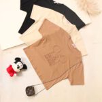 کراپ پنبه میکی بوتیک پاپلی