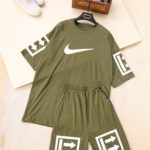 ست لانگ وشلوارک نایک فلش بوتیک پاپلی