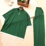 ست لانگ دکمه بوتیک پاپلی