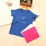 تیشرت پنبه قلب بوتیک پاپلی