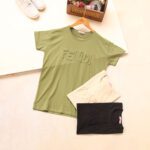 تیشرت پنبه فندی بوتیک پاپلی